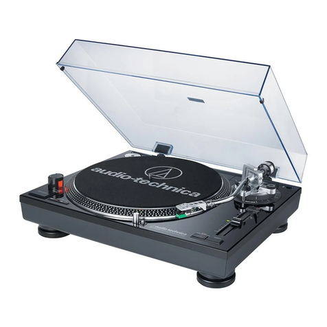 Audio Technica AT-LP120BK-USB User manual