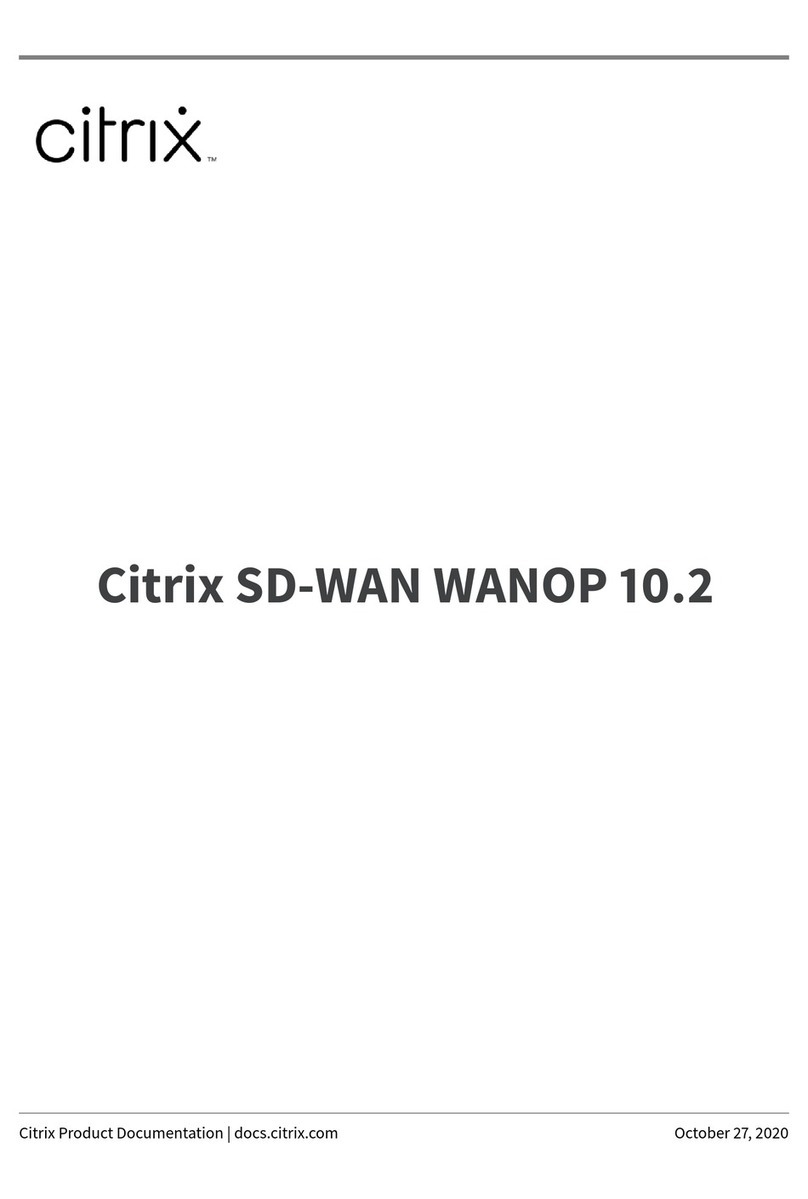 Citrix SD-WAN WANOP 10.2 manual