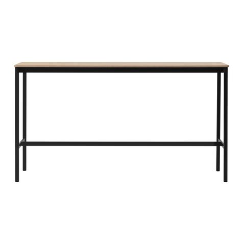 muuto BASE HIGH TABLE User manual