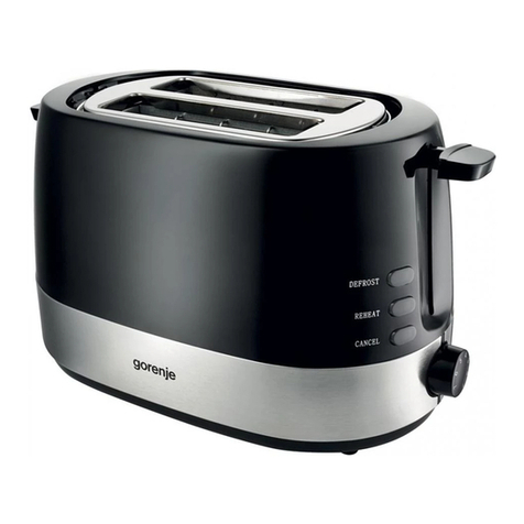 Gorenje T850BK instruction manual