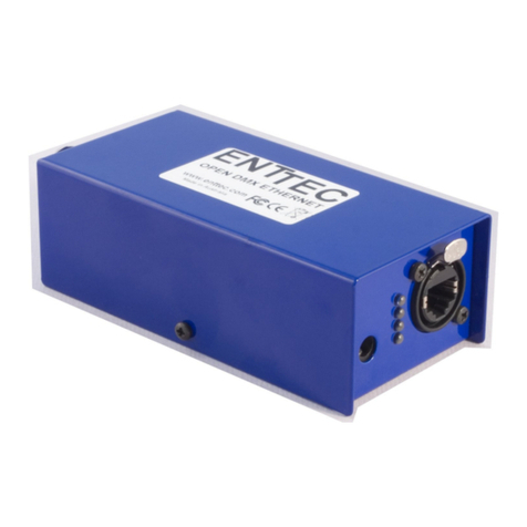 Enttec Open DMX Ethernet User manual