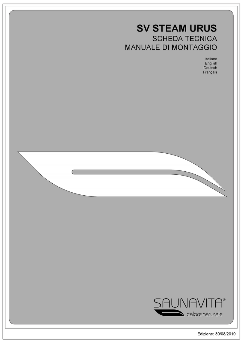 Saunavita SV STEAM URUS installation manual
