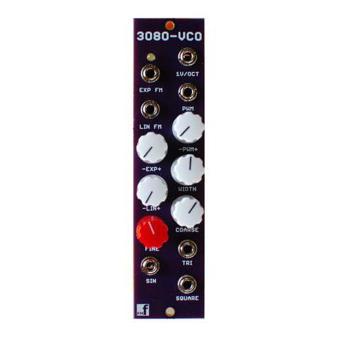 PMFoundations 3080 VCO v1.2 User manual