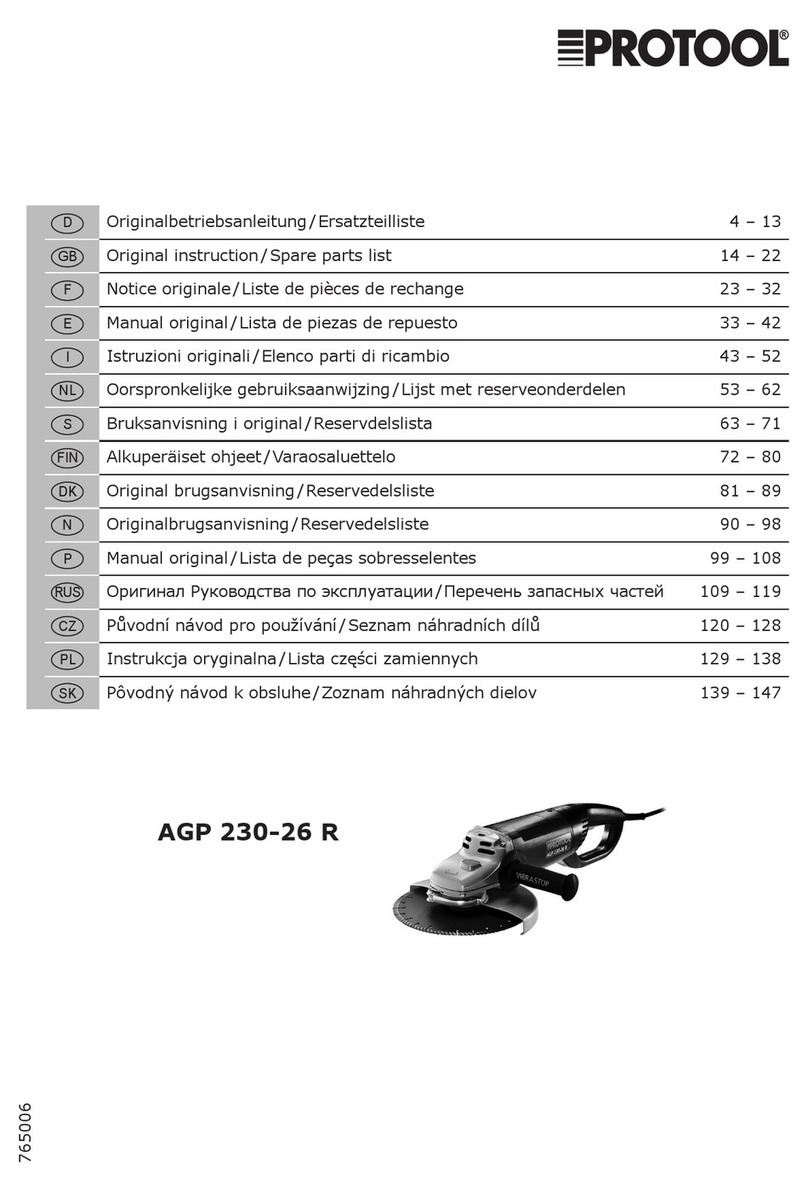 Protool AGP 230-26 R Original instruction