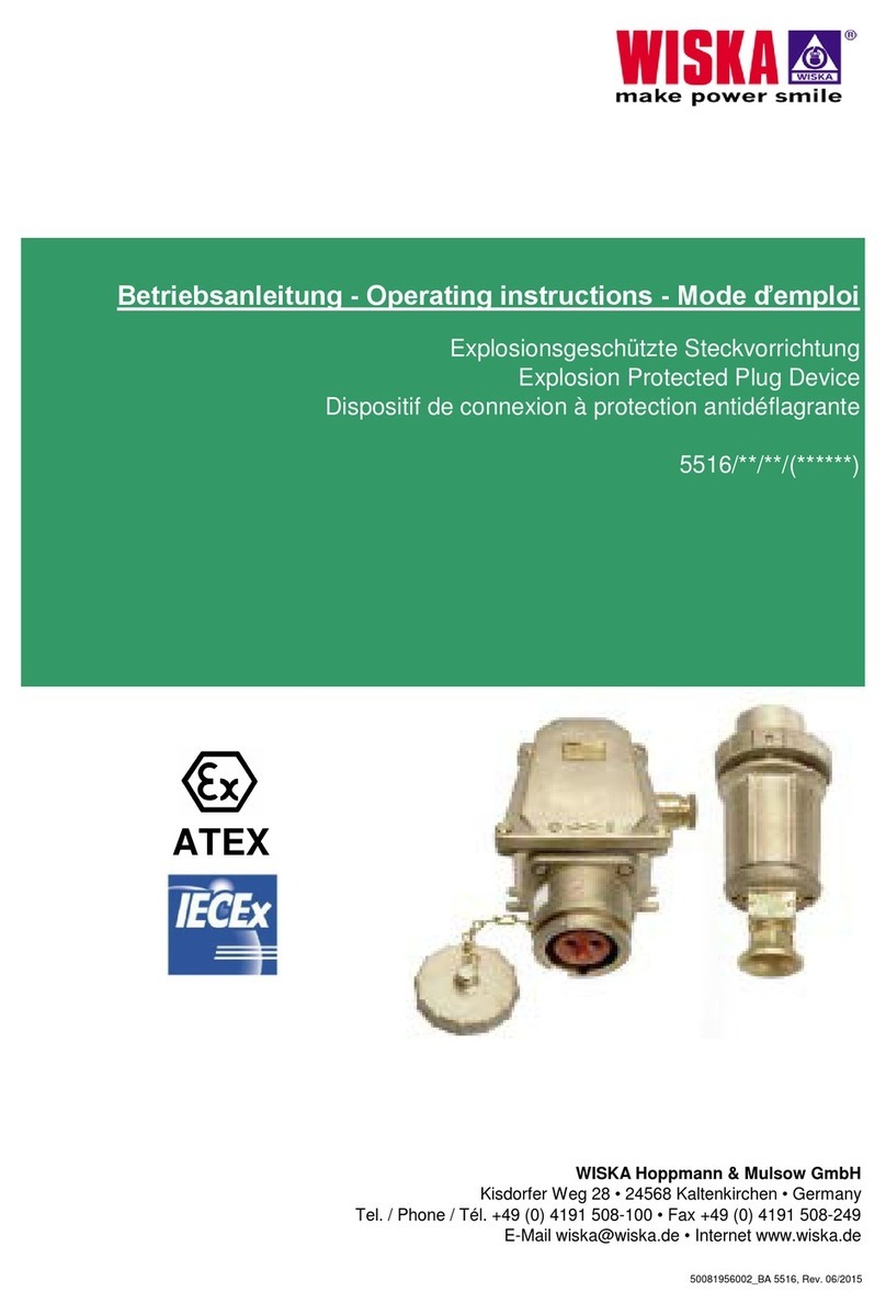 WISKA 5516 Series User manual