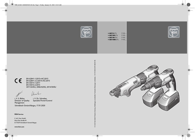 Fein ASCT18 User manual