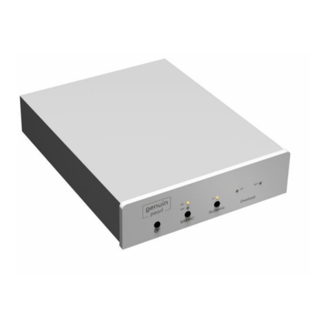 Genuin Audio Pearl operating instructions