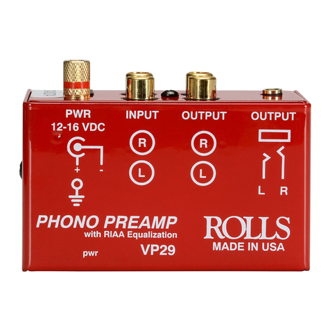 Rolls VP29 User manual