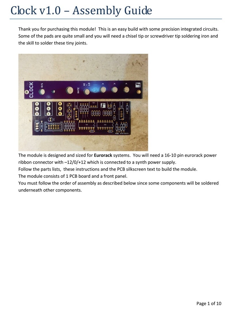 PMFoundations Clock User manual