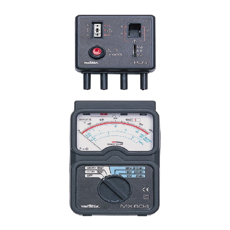 Metrix MX 604 User manual Metrix MX 604 User manual