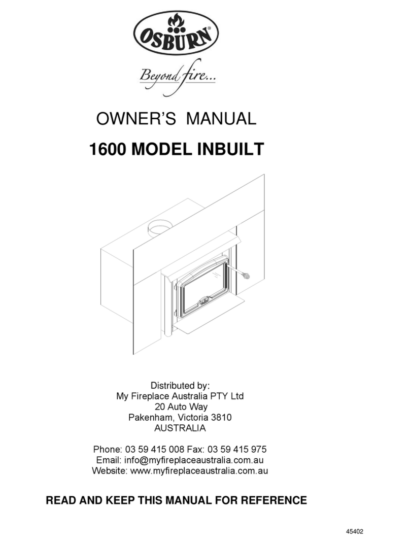 Osburn 1600 User manual