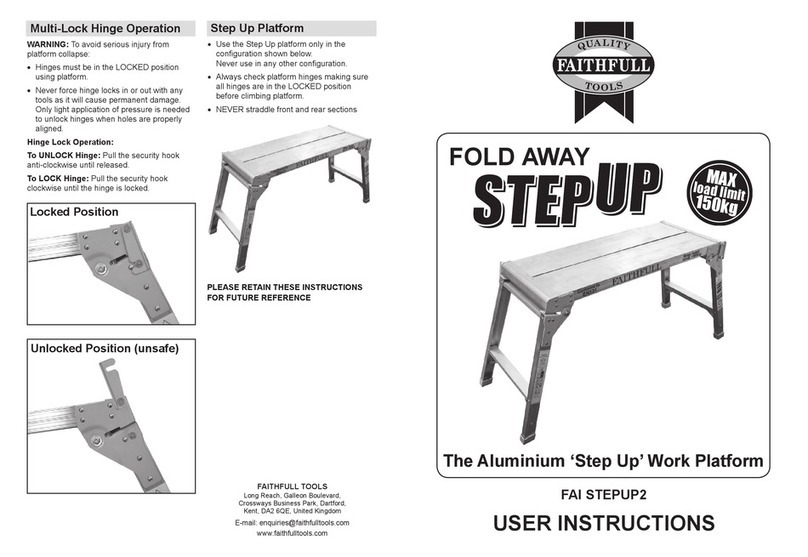Faithfull Fold Away Step Up User instructions