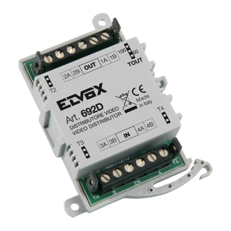 Vimar ELVOX 692D Assembly instructions