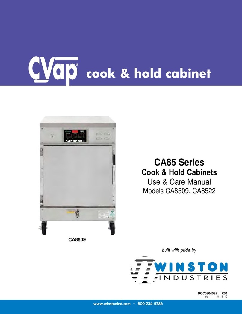 Winston Industries CVap CA85 Series Use & care manual