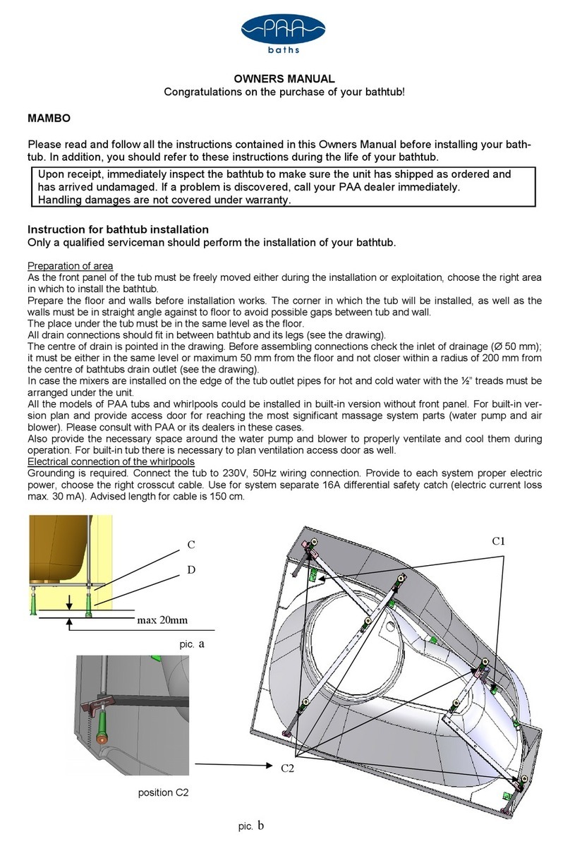 PAA MAMBO owner's manual PAA MAMBO owner's manual