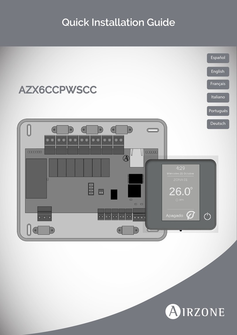 Airzone AZX6CCPWSCC User manual