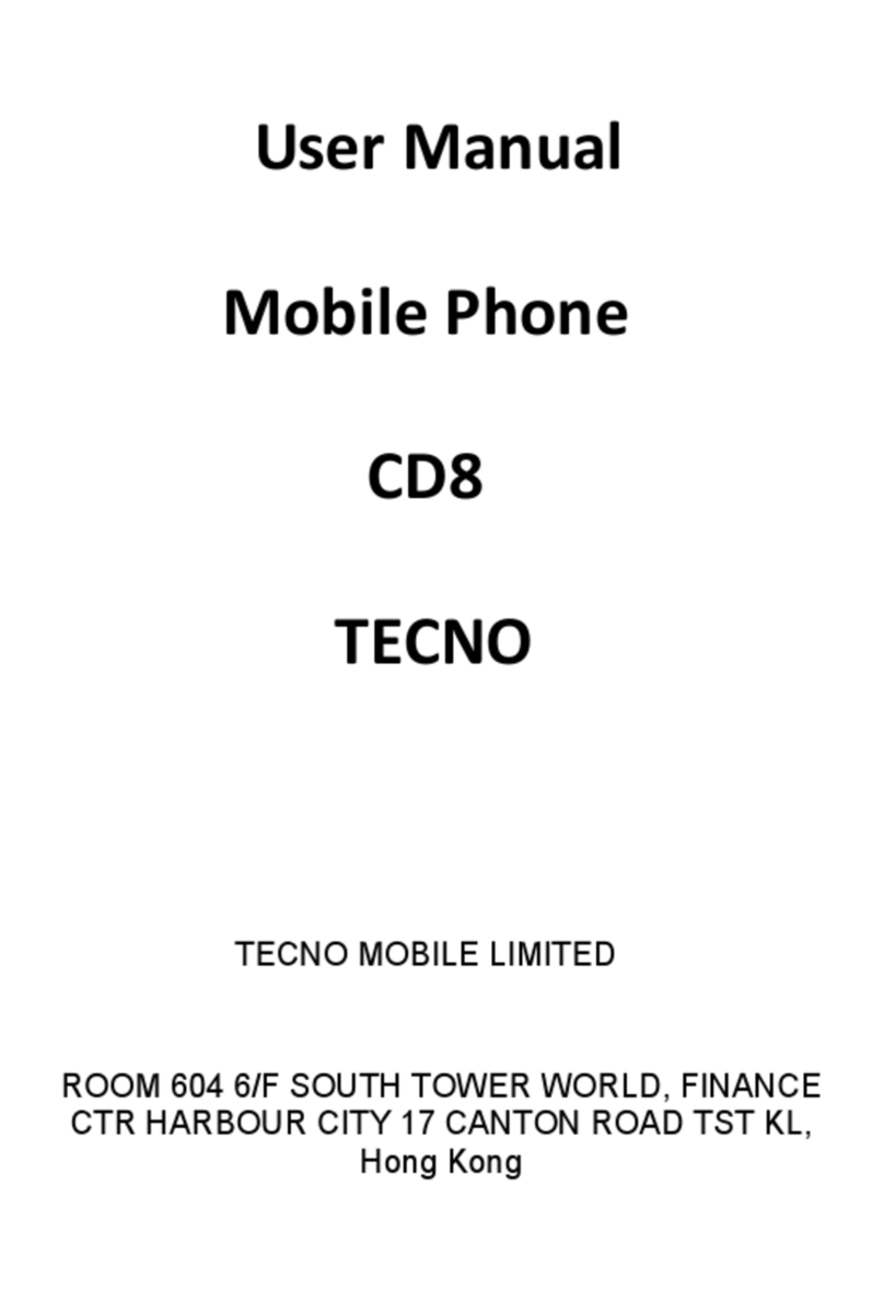 TECNO MOBILE LIMITED CD8 User manual TECNO MOBILE LIMITED CD8 User manual