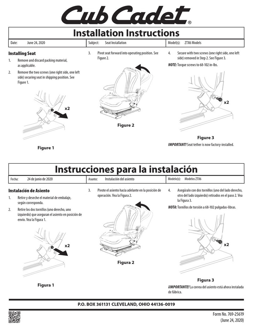 Cub Cadet Ultima ZTX6 54 User manual