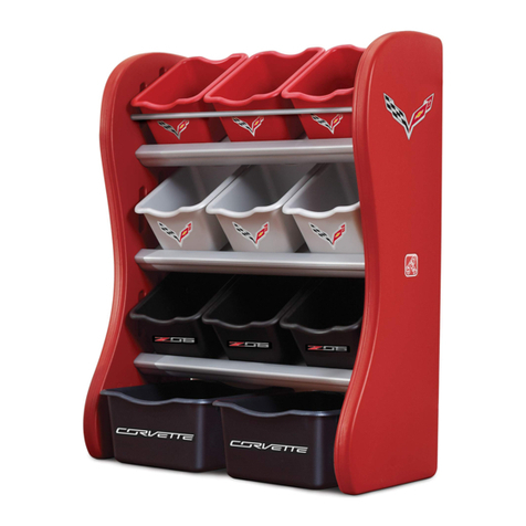 Step 2 CORVETTE ROOM ORGANIZER manual Step 2 CORVETTE ROOM ORGANIZER manual