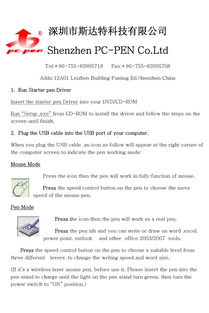 PC-Pen T20 quick start guide