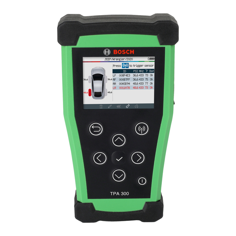 Bosch TPA 300 user guide