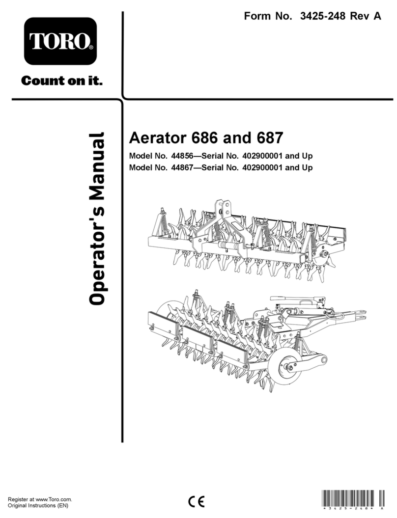 Toro 686 User manual