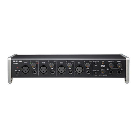 Tascam us-4x4 Quick starter guide