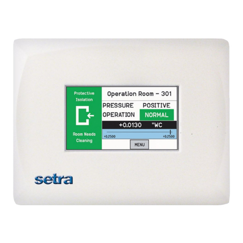 Setra Systems SRCM Instruction Manual