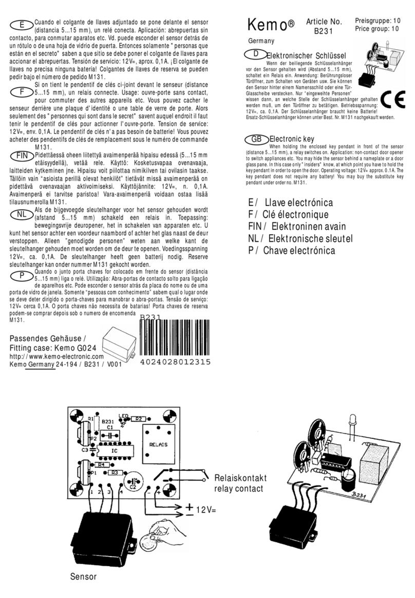 Kemo B231 quick guide