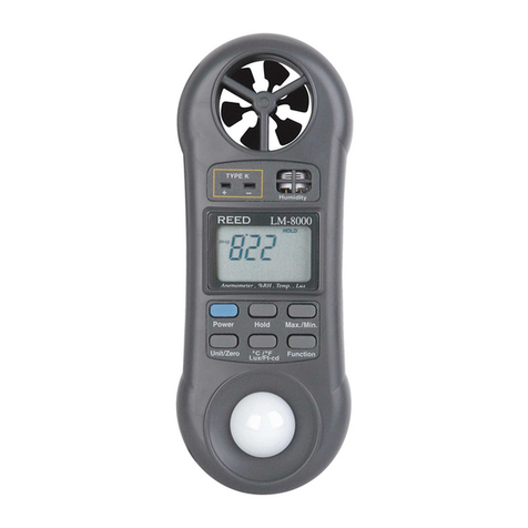 Reed Instruments LM-8000 instruction manual Reed Instruments LM-8000 instruction manual