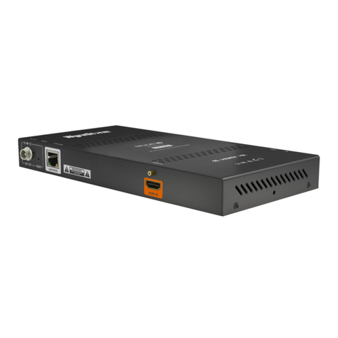 Wyrestorm NHD-400-E-TX User manual