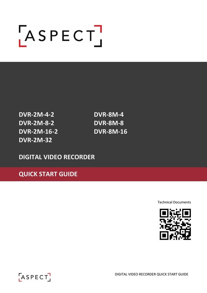 Aspect DVR-2M-4-2 quick start guide