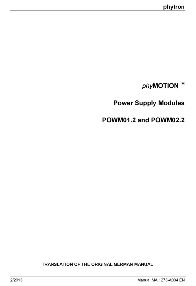 phytron phyMOTION POWM01.1 manual