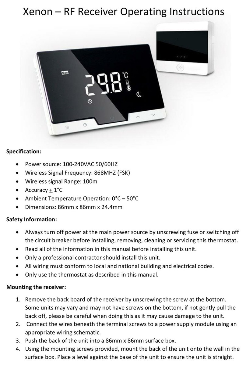 Warm4Less Xenon operating instructions