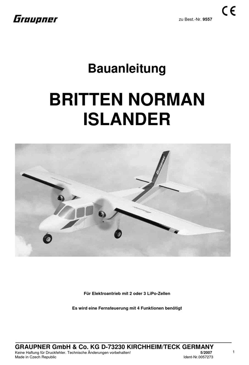 GRAUPNER BRITTEN NORMAN ISLANDER User manual