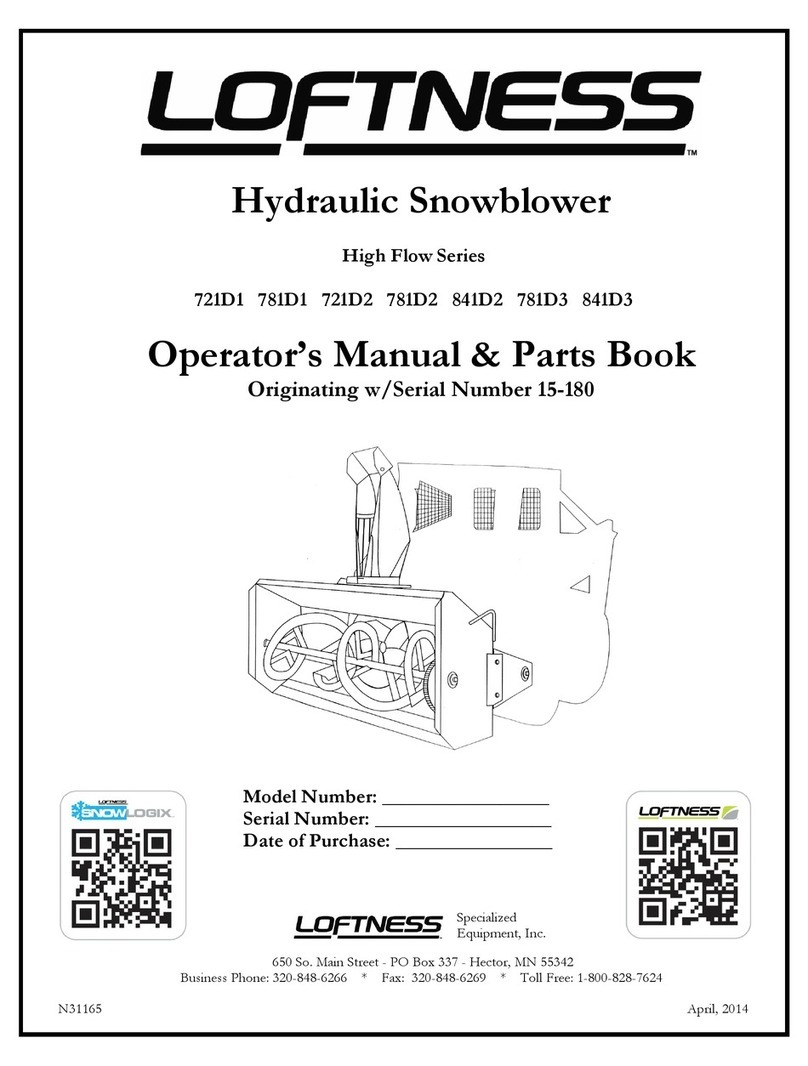 LOFTNESS High Flow Series User manual