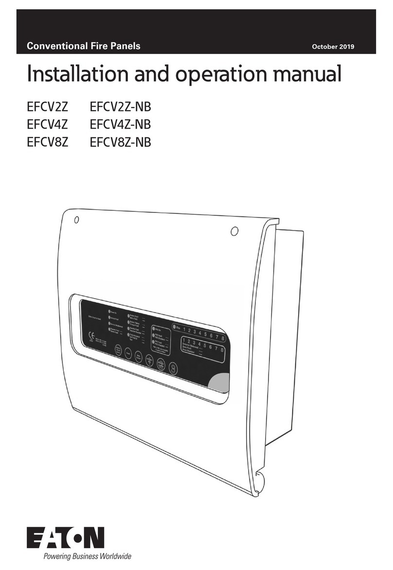 Eaton EFCV2Z Installation and operation manual