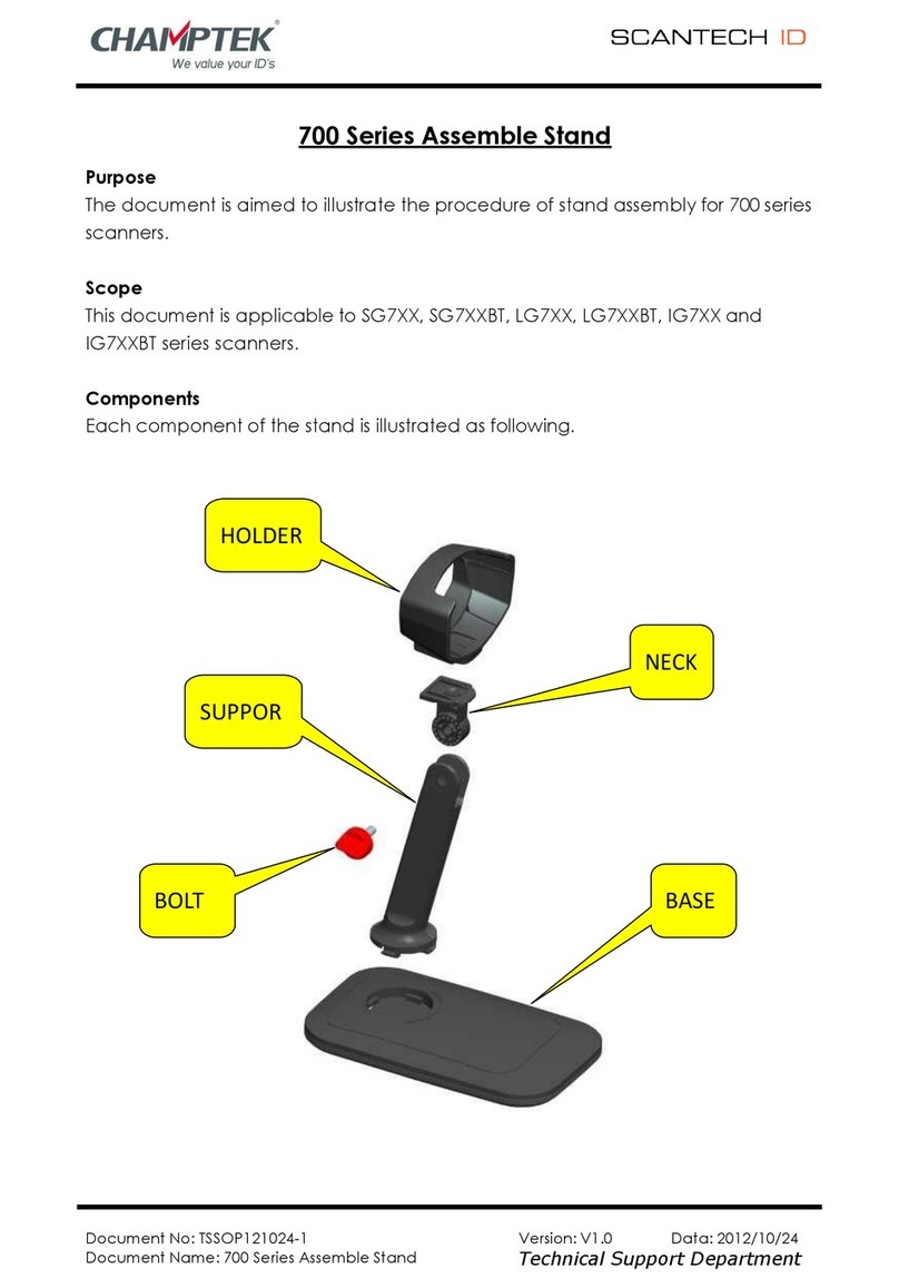Champtek Scantech ID 700 Series Assembly