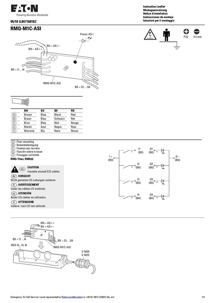Eaton RMQ-M1C-ASI Manual