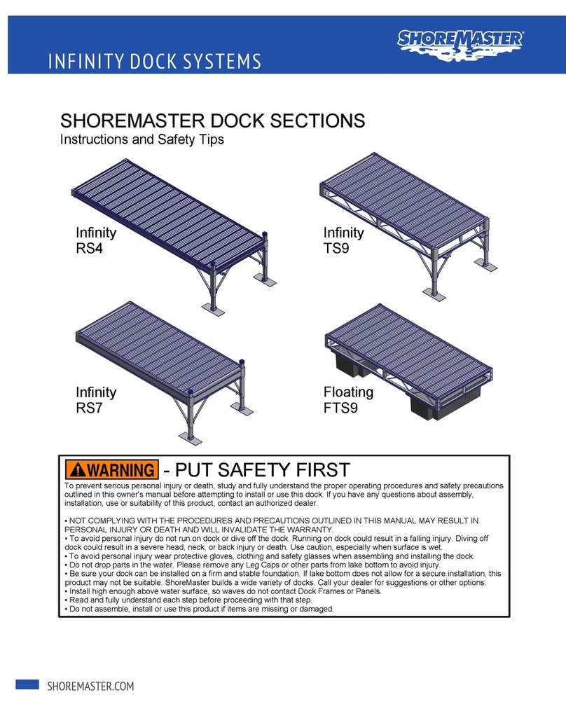 Shoremaster Infinity RS4 Instructions and Safety Tips