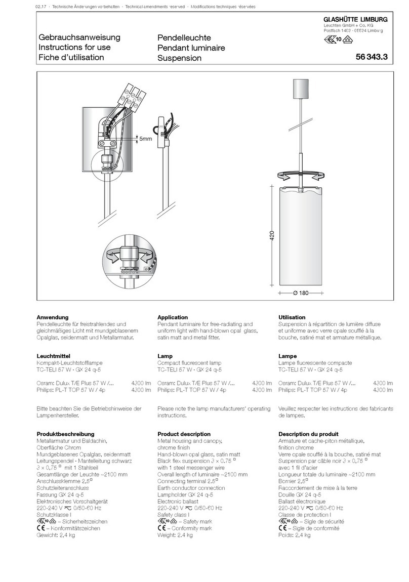 Glashutte Limburg 56 343.3 Instructions for use