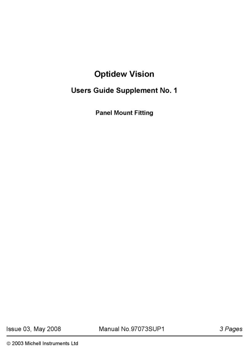 Michell Instruments Optidew Vision user guide