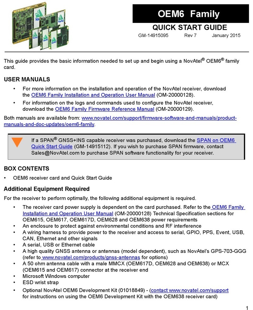 Novatel OEM6 quick start guide