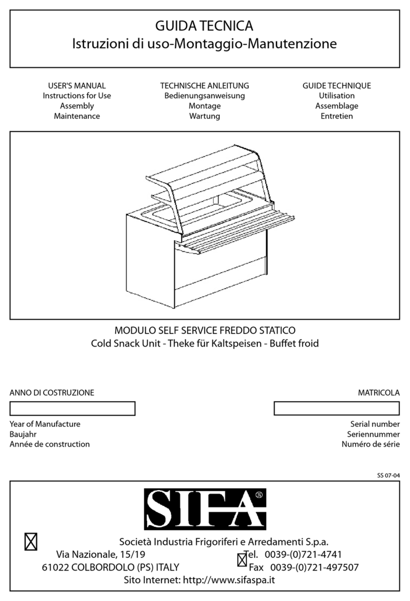 SIFA 1250 user manual