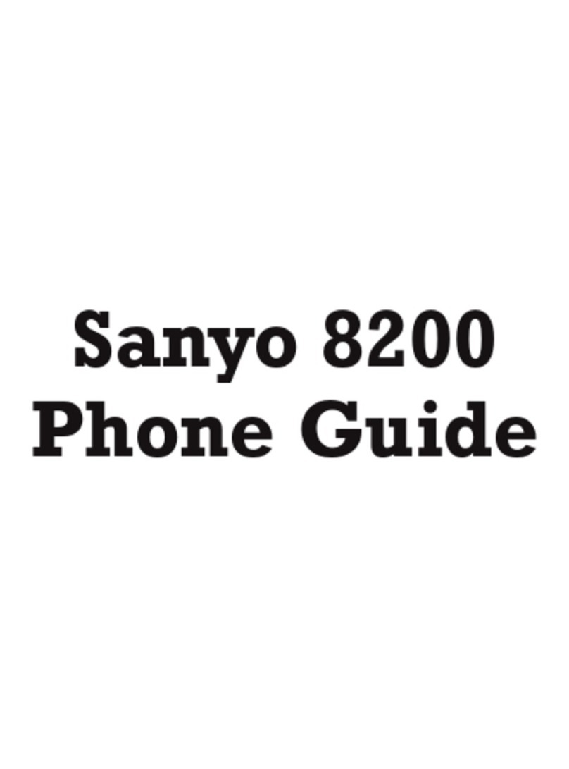 Sanyo 8200 User manual