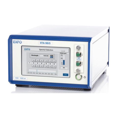 EXFO XTM-50 Series user guide