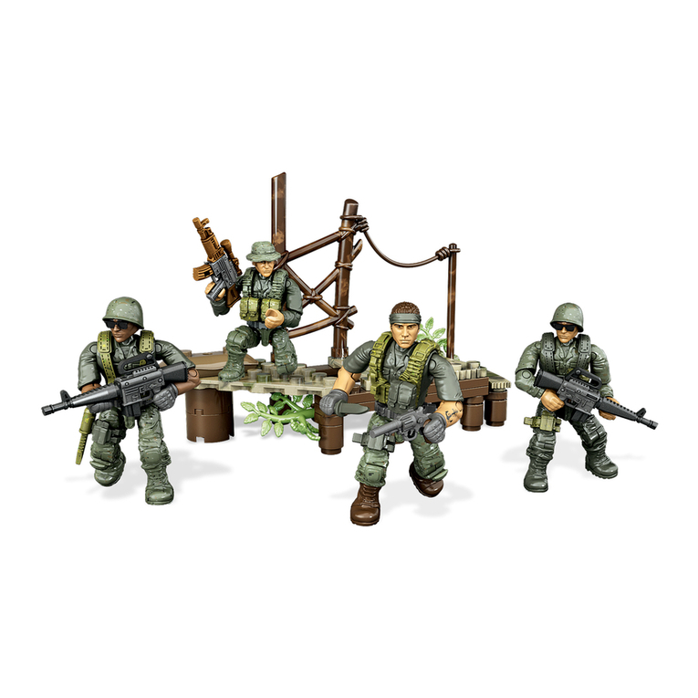 Mega Bloks Call of Duty Jungle Rangers User manual