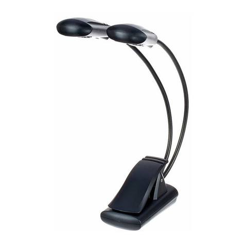 Millenium Triple Flex Light Lamp Black Instructions for use