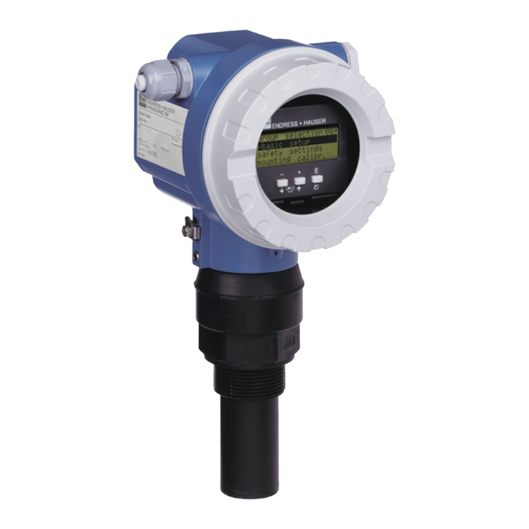 Endress+Hauser Prosonic M FMU40 operating instructions