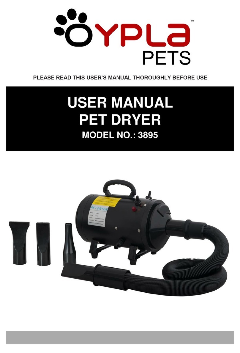 OYPLA PETS 3895 user manual